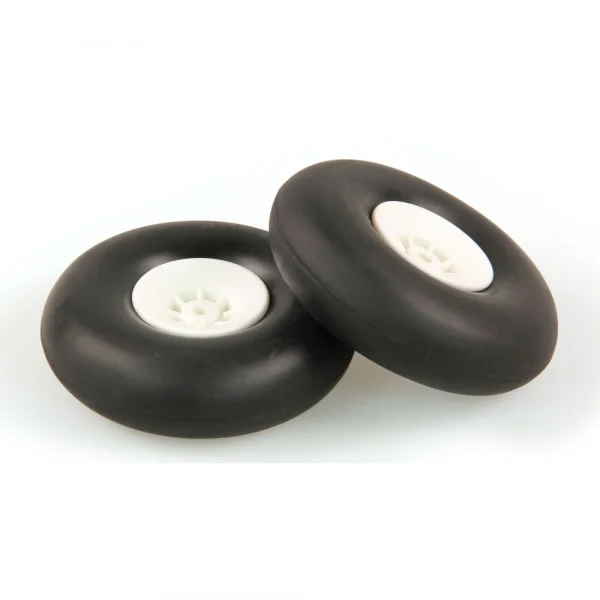 J Perkins JP White Wheels 3.1/2Ins - (87mm) (10)