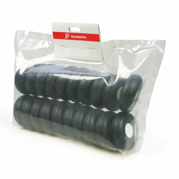 J Perkins JP White Wheels 2.0Ins - (50mm) (20)