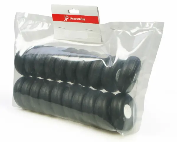 J Perkins JP White Wheels 4.0Ins - (100mm) (10) — image 1 of 2