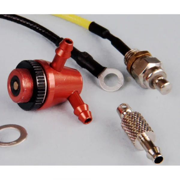 J Perkins Remote Glow Lead W/Fuel Valve + Mount Set