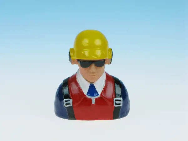 J Perkins JP Pilot Red/Blue/Yellow Cap (Painted) P27 &mdash; image 3 of 3