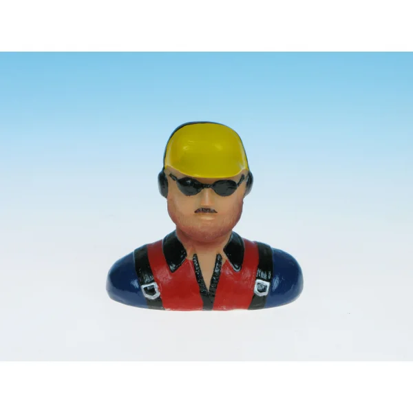 J Perkins JP Pilot Cap Red/Blue/Yellow (Painted) P22