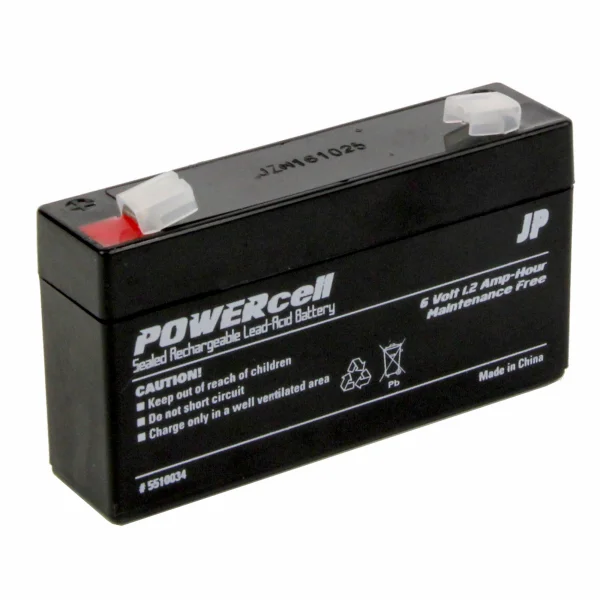 J Perkins 6V 1.2Ah Powercell Gel Battery