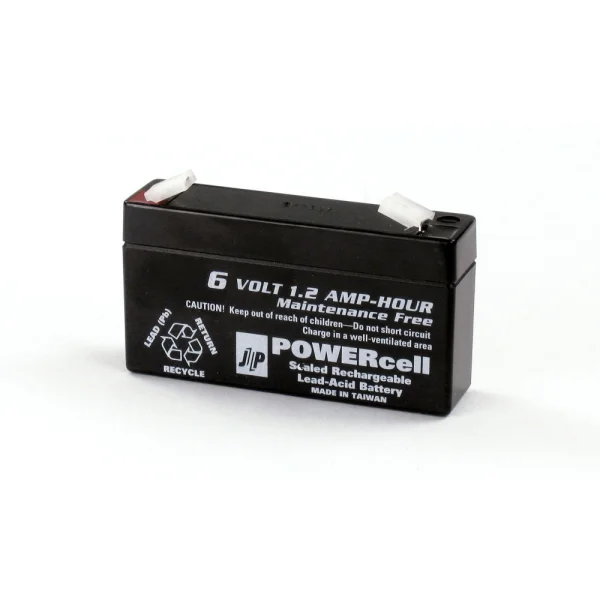 J Perkins 6V 1.2Ah Powercell Gel Battery