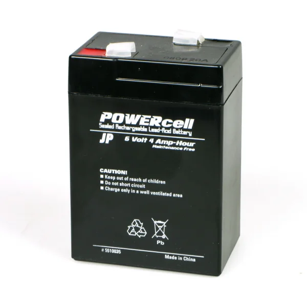 J Perkins 6V 4 AMP Powercell Gel Battery