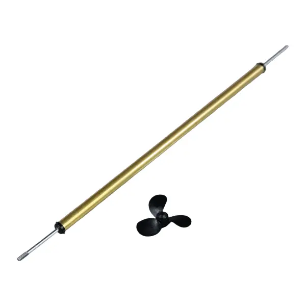 JP 15cm (6in) M2 Boat Propeller Shaft (Brass) with 30mm Prop — image 1 of 3