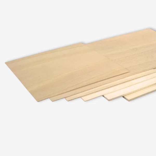 JP 4mm Poplar Light Ply, Grade B/BB, UF Glue Class 1, 600 x 1200mm