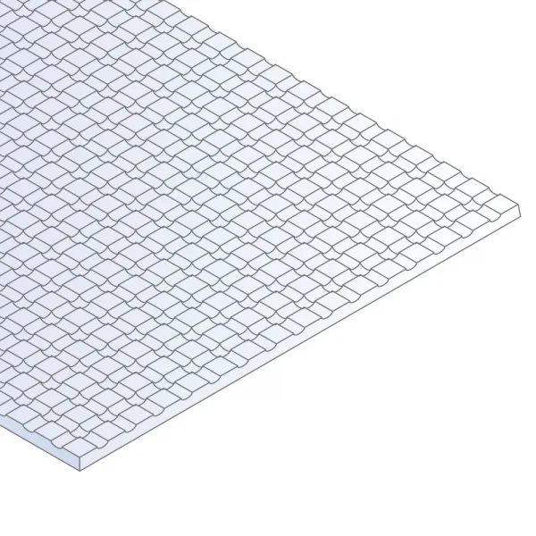 Evergreen 6x12in (15x30cm) Square Tile Sheet .040in (1.0mm) Thick 1:12x1:12in Spacing (1 Sheet per pack)