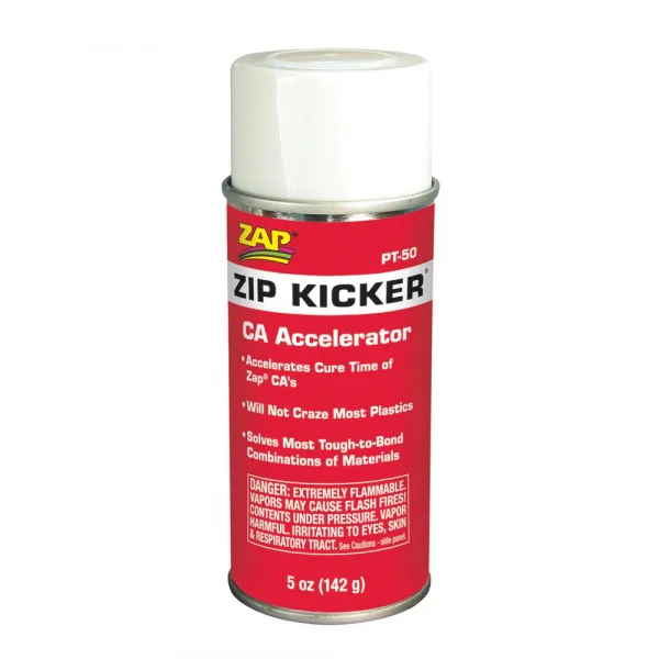 Zap Zip Kicker - Cyano Activator/Accelerator- 5oz Aerosol Can (PT50)