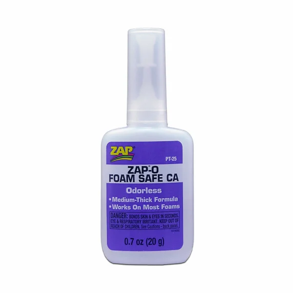 Zap PT25 Foam Safe Cyano Adhesive - 0.7oz
