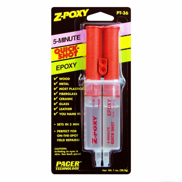 Zap Z-Poxy 5-Min 1Oz Dual Syringe (12) Pt36