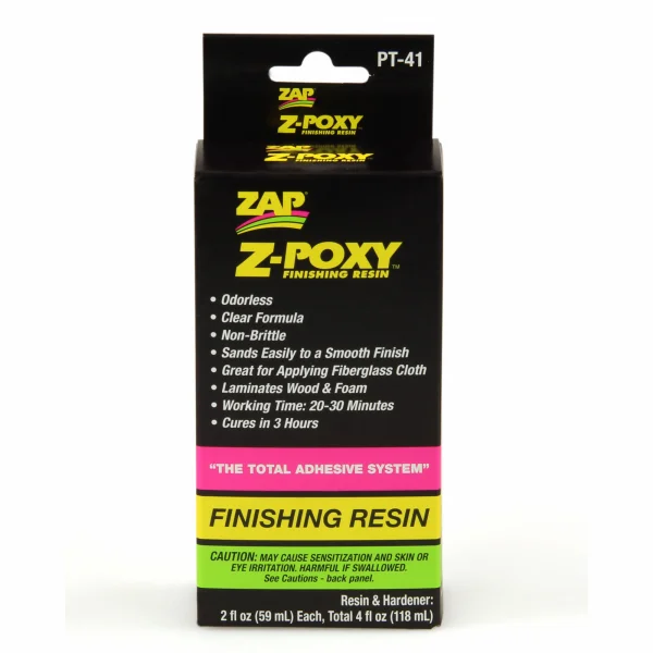 Zap Z-Poxy Finishing Resin 4Oz (6) Pt41