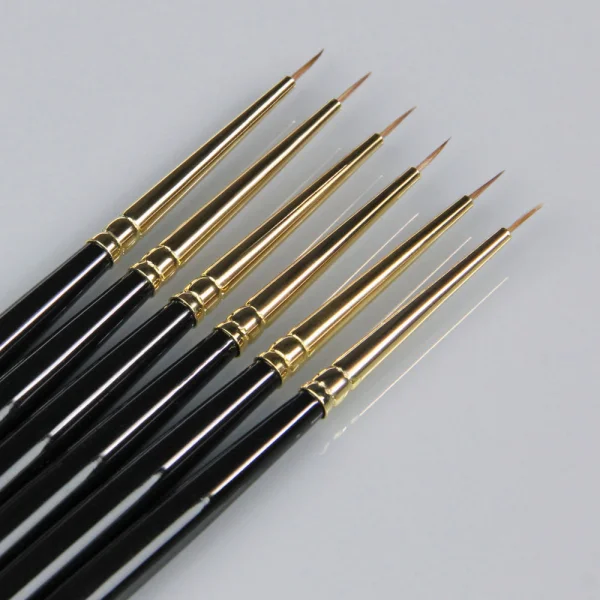 J Perkins Kolinsky Sable Brush 000 ( 6)