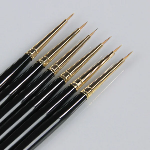 J Perkins Kolinsky Sable Brush 00 ( 6)