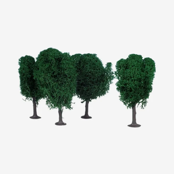 Heki 1010 3 Lichen Birch Trees 12Cm (Dark Green)