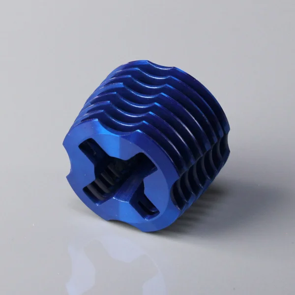Force Ch2102-1 Cylinder Head Fins Blue