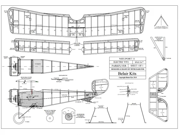 Belair Nieuport 11 Bebe 25 Inch