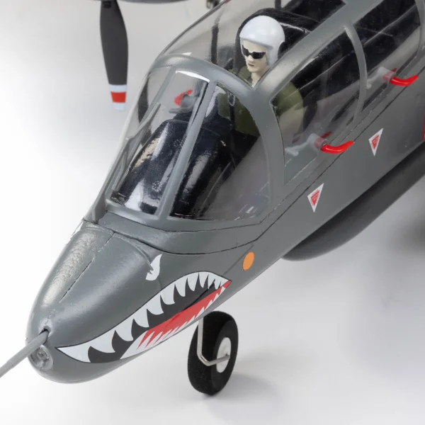 E Flite Micro OV-10 Bronco 645mm - BNF Basic AS3X