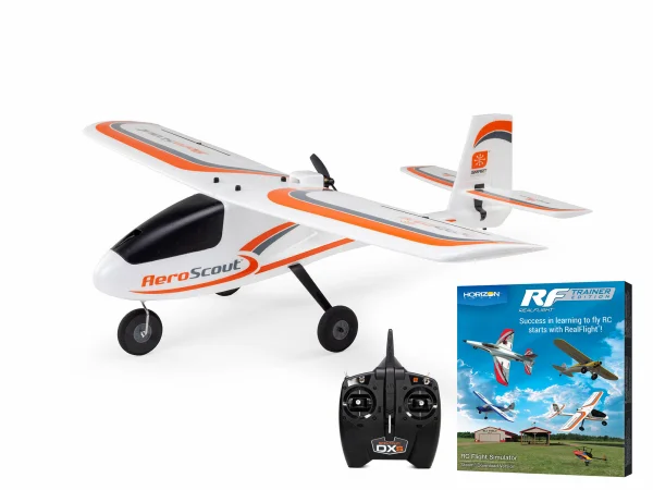 HobbyZone AeroScout S2 1.1m - RTF Basic With Realflight Simulator — image 1 of 12