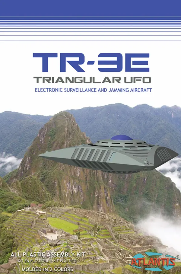 Atlantis Models 5 Inch TR3 UFO with Base — image 2 of 5