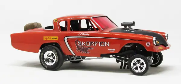 Atlantis Models Keelers Kustoms Studebaker Funny Car — image 4 of 7