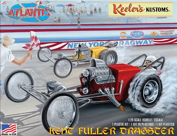 Atlantis Models Keelers Kustoms Kent Fuller Dragster 1/25 — image 6 of 6