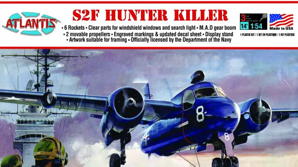Atlantis Models 1:54 US Navy S2F Hunter Killer &mdash; image 2 of 8