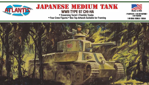 Atlantis Models 1:48 Japanese Chi-Ha Type 97 Medium Tank — image 4 of 4