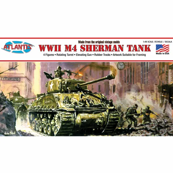 Atlantis Models WWII Sherman Tank — image 1 of 3