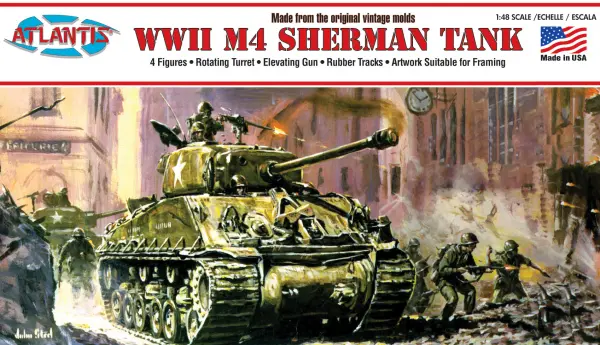 Atlantis Models WWII Sherman Tank — image 3 of 3