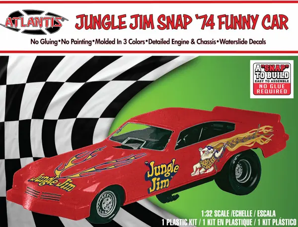 Atlantis Models 1:32 Snap Jungle Jim Vega Funny Car — image 4 of 4