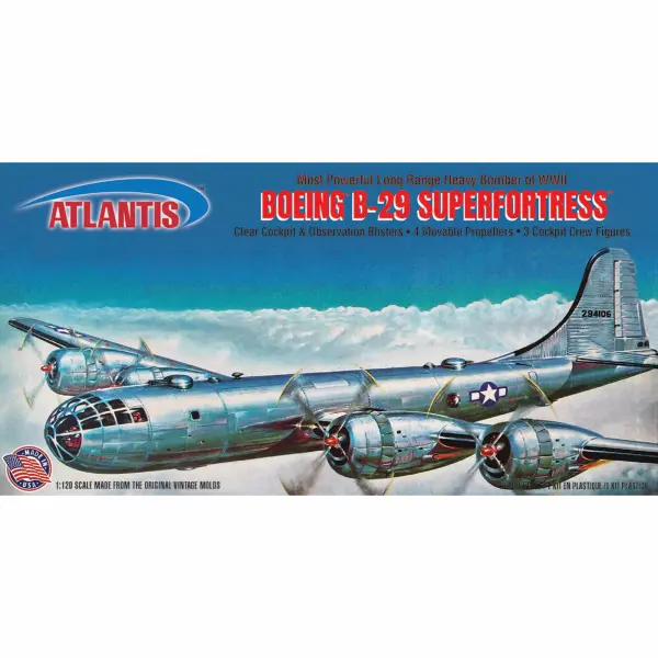 Atlantis Models 1:120 Boeing B-29 Superfortress with Swivel &mdash; image 3 of 6