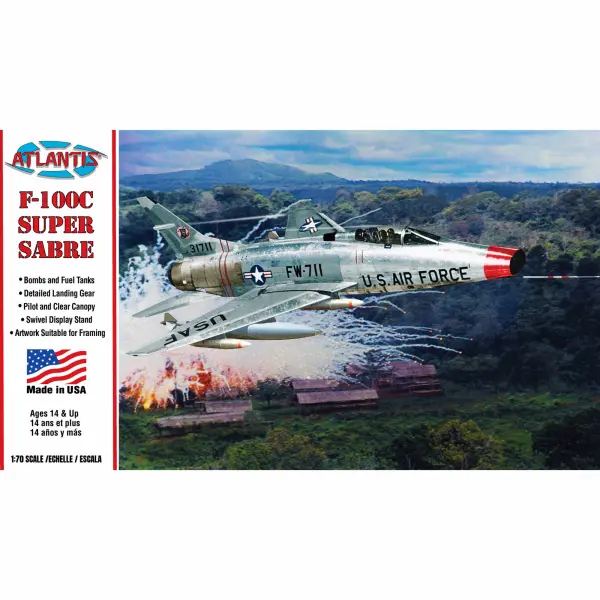 Atlantis Models F-100C Super Sabre — image 1 of 5