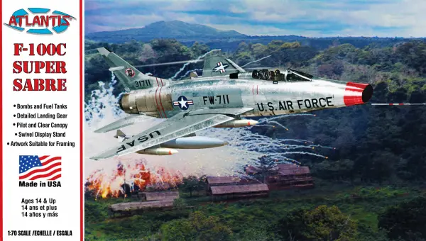 Atlantis Models F-100C Super Sabre — image 5 of 5