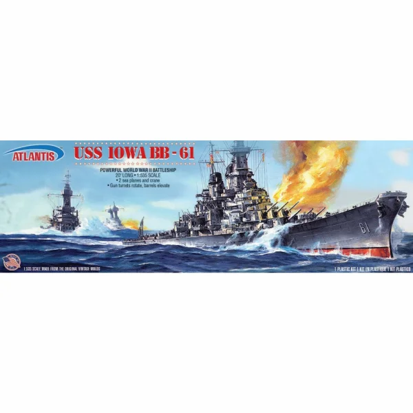 Atlantis Models 1:535 USS Iowa BB-61 Battaleship