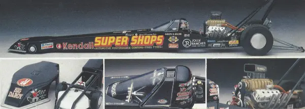 Atlantis Models Don Garlits Swamp Rat XXX Rear Engine Dragster 1/25 — image 5 of 5