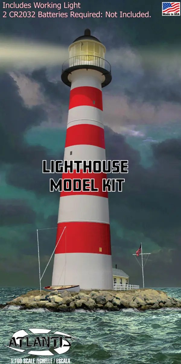 Atlantis Models Lighthouse with Light and Diorama Base — image 2 of 2