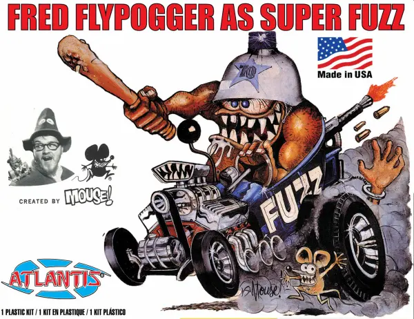 Atlantis Models Fred Flypogger as Superfuzz Stanley Mouse — image 4 of 4