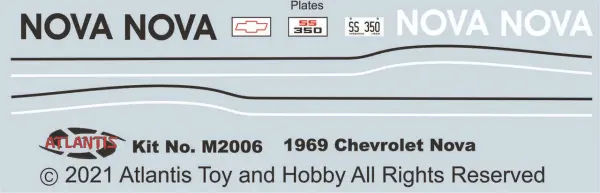 Atlantis Models 1:32 1969 Chevy Nova SS Route 32 — image 5 of 6