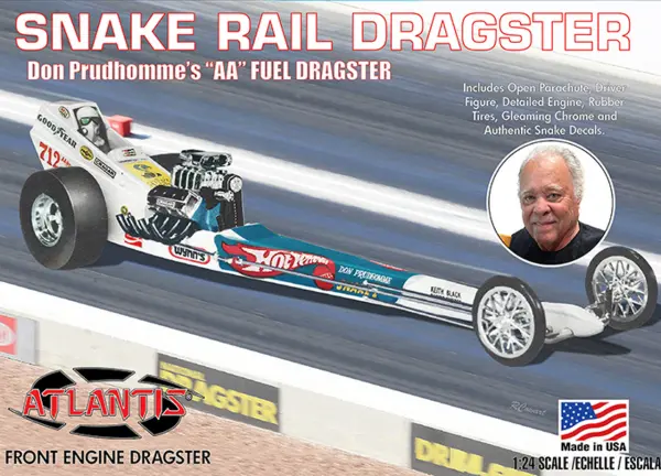 Atlantis Models Don the Snake Prudhomme Front Engine Dragster 1:24 — image 6 of 6