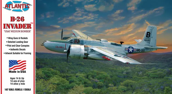 Atlantis Models B-26 Invader Bomber — image 2 of 2