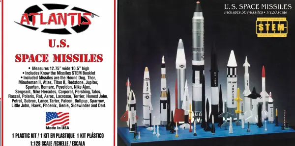 Atlantis Models 1:128 U.S. Space Missiles 36 Missiles — image 2 of 2