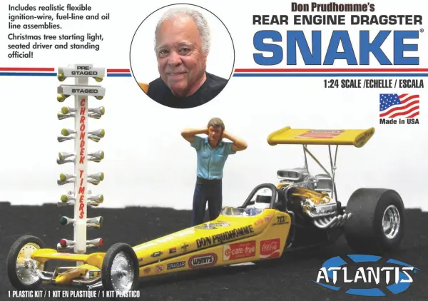 Atlantis Models Don Prudhomme Snake Rear Engine Dragster 1:24 — image 5 of 5