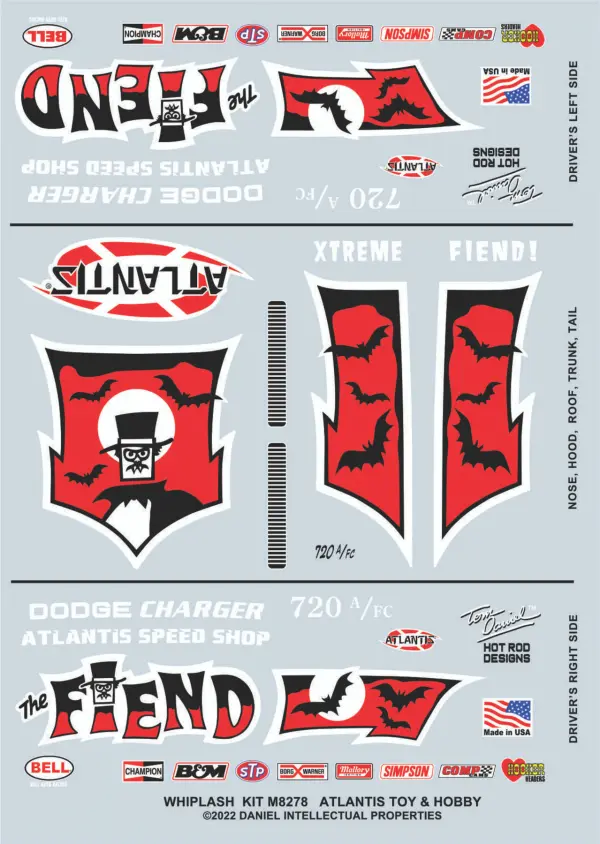 Atlantis Models 1:32 Snap Tom Daniel Fiend Funny Car — image 5 of 5