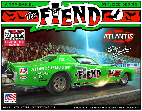 Atlantis Models 1:32 Snap Tom Daniel Fiend Funny Car — image 2 of 5