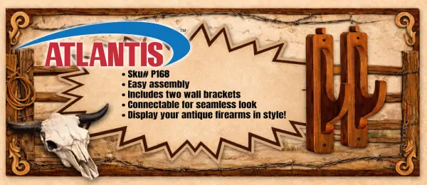 Atlantis Models Rifle Rack Wall Mounts Bagged with Header — image 2 of 2