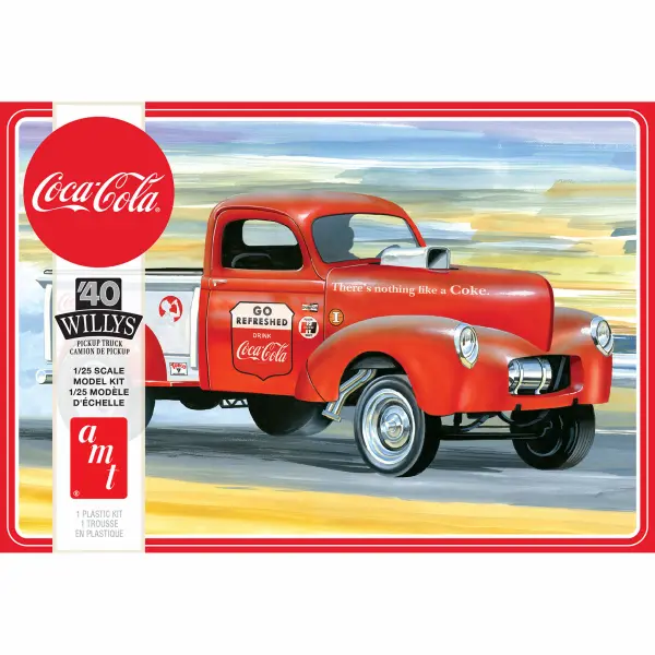 AMT 1940 Willys Pickup Gasser (Coca-Cola) 2T — image 1 of 2