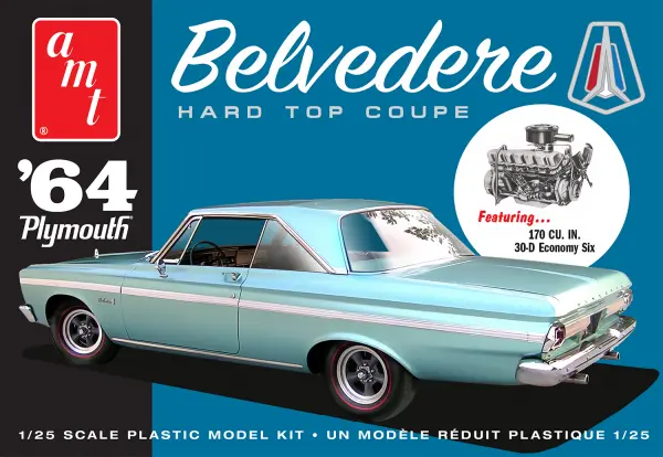 AMT 1964 Plymouth Belvedere (w/Straight 6 Engine) 2T — image 6 of 6