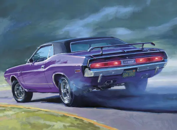 AMT 1:25 1970 Dodge Challenger USPS &mdash; image 2 of 2