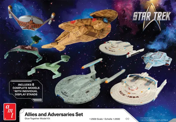 AMT Star Trek Adversaries + Allies Ship Set &mdash; image 2 of 2